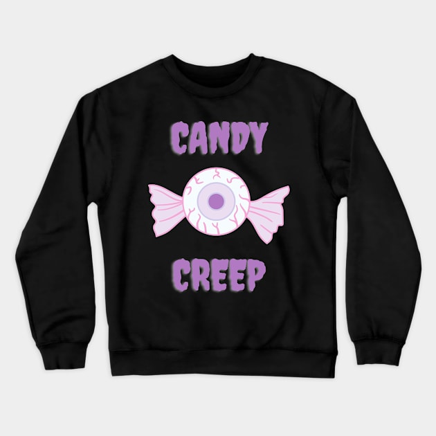 Candy Creep Crewneck Sweatshirt by Ghoulverse